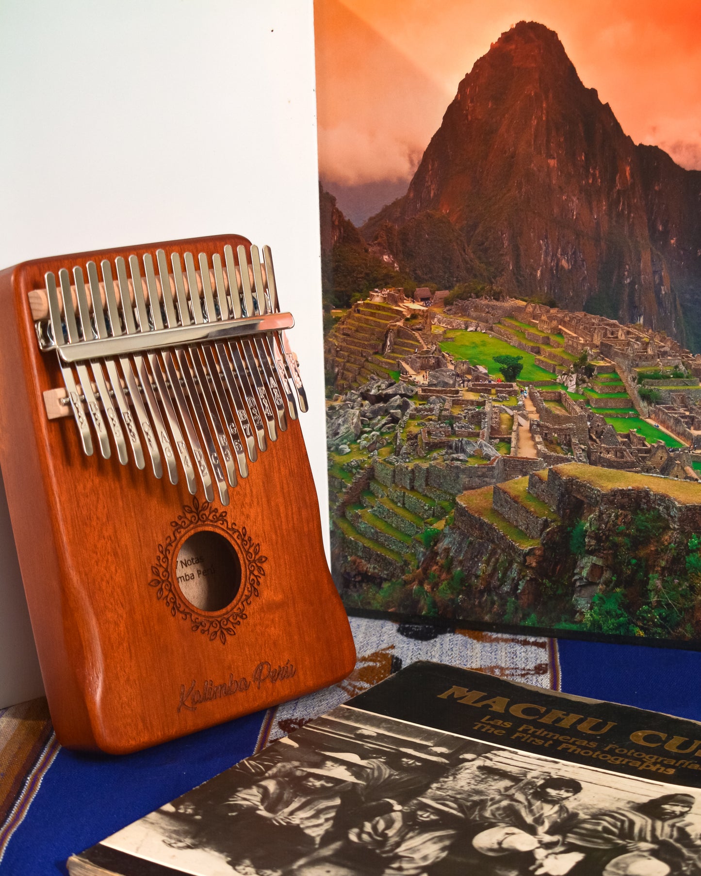 Kalimba de Caoba Flor Oscura